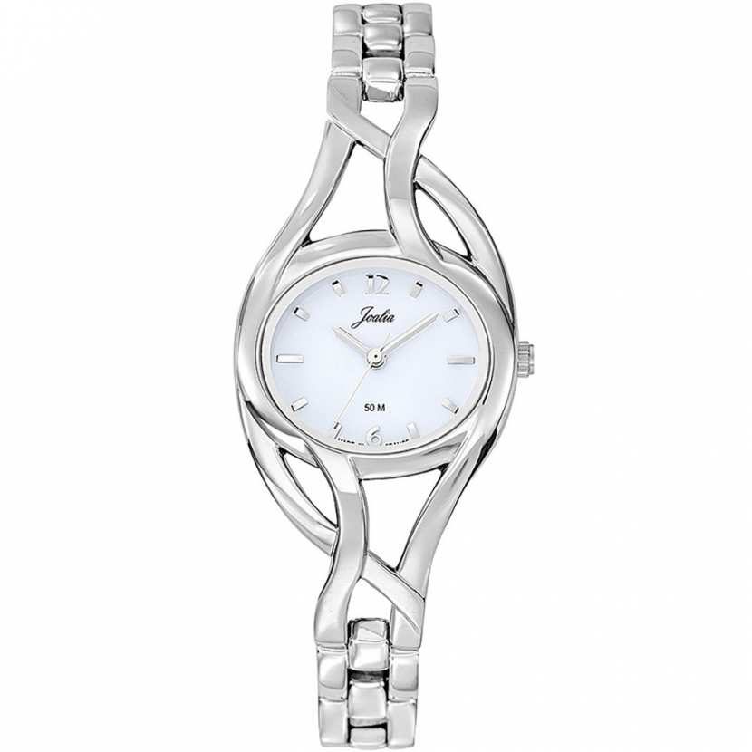 Montre Femme Bracelet Acier Argent Joalia